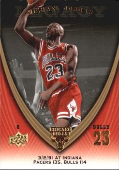 2008-09 Upper Deck Michael Jordan Legacy Collection #483 Michael Jordan - Game 483