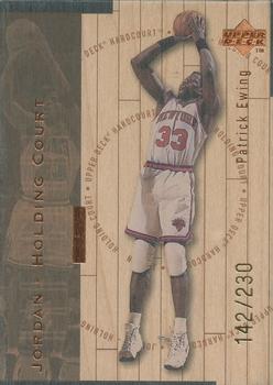 1998 Upper Deck Hardcourt - Jordan Holding Court Bronze #J18 Patrick Ewing / Michael Jordan