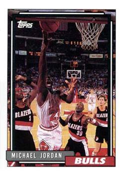 1992-93 Topps Rust-Oleum Chicago Bulls #CB-4 Michael Jordan