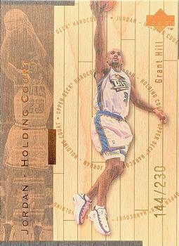 1998 Upper Deck Hardcourt - Jordan Holding Court Bronze #J8 Grant Hill / Michael Jordan