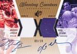 2003-04 SPx - Winning Materials Combos Autographs #MJ/KB Michael Jordan / Kobe Bryant AU, SN10