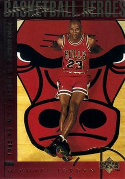 1994-95 Upper Deck - Basketball Heroes: Michael Jordan #44 Michael Jordan - 1985-93 M.J.'s Decade of Dominance