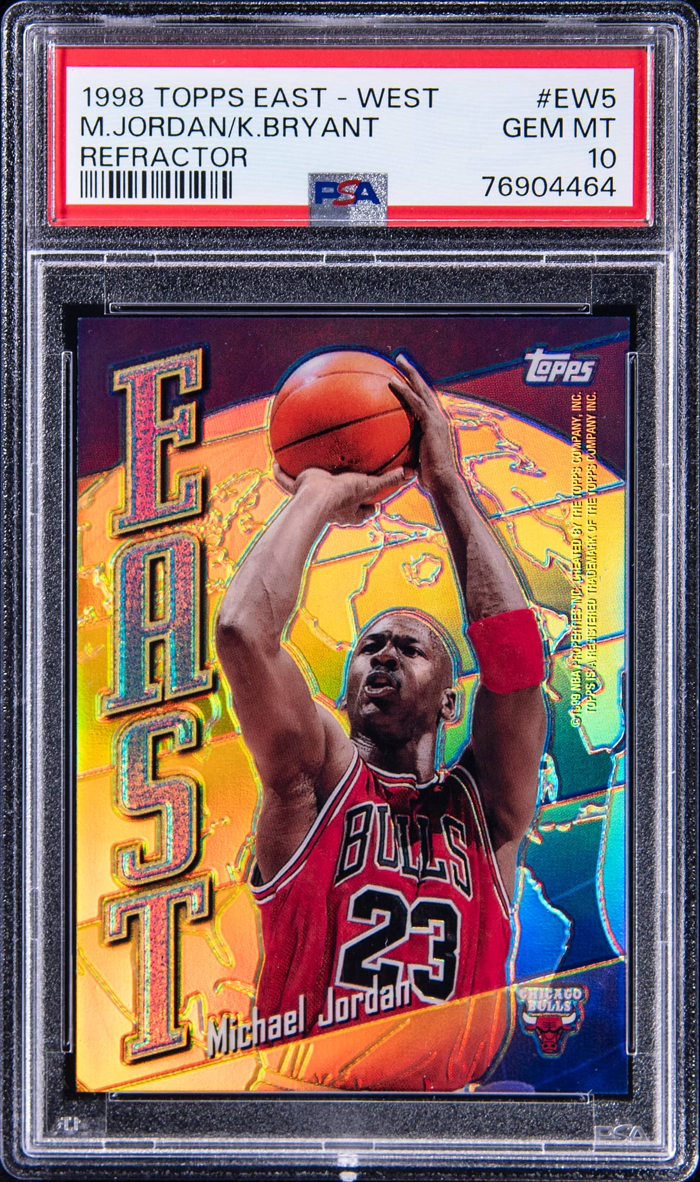 1998 Topps East West (ft. Kobe) Refractor #EW5