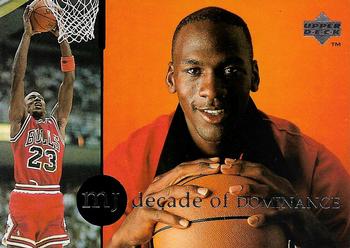 1994 Upper Deck Jordan Rare Air - Decade of Dominance #J2 Michael Jordan