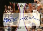 2004-05 SP Signature Edition - Marquee Marks #MM-JB Magic Johnson / Kobe Bryant AU, SN100