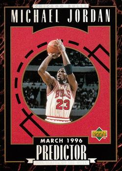1995-96 Upper Deck - Predictors Exchange: Player of the Week #H4 Michael Jordan - March 1996