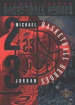 1994-95 Upper Deck - Basketball Heroes: Michael Jordan #JH Header Card