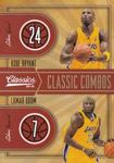 2009-10 Panini Classics - Classic Combos Gold #1 Kobe Bryant / Lamar Odom SN100
