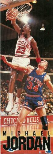 1990 Costacos Brothers Sports NBA Postcards #NNO Michael Jordan - White "Home" Jersey