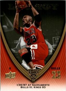 2008-09 Upper Deck Michael Jordan Legacy Collection #810 Michael Jordan - Game 810