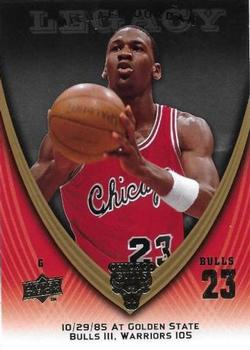 2008-09 Upper Deck Michael Jordan Legacy Collection #85 Michael Jordan - Game 85