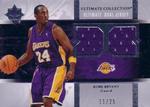 2006-07 Upper Deck Ultimate Collection - Jerseys Dual #UJ-KB Kobe Bryant MEM, SN25