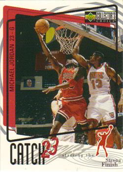 1997-98 Collector's Choice - Catch 23 Jumbos #C9 Michael Jordan