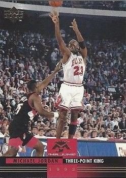 1993-94 Upper Deck - Michael Jordan Mr. June #MJ5 Michael Jordan - Three-Point King
