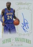 2013-14 Panini Flawless - Super Signatures Gold #SS-KB Kobe Bryant AU, SN10