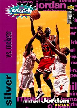 1995-96 Collector's Choice - You Crash the Game Silver: Scoring #C1 Michael Jordan - VAR: vs. Rockets W