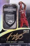 2014-15 Panini Eminence - All-Star Signatures Silver #AS-KB Kobe Bryant AU, SN10