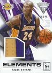 2013-14 Panini Titanium - Elements Prime #9 Kobe Bryant MEM, SN25