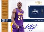 2010-11 Playoff National Treasures - All Decade Signatures #18 Kobe Bryant AU, SN25, EXCH