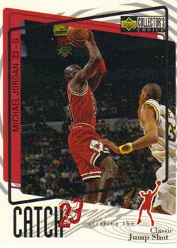 1997-98 Collector's Choice - Catch 23 Jumbos #C7 Michael Jordan