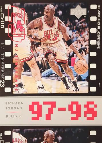 1998 Upper Deck Michael Jordan Living Legend - Timeframe Jumbo #J5 Michael Jordan