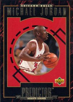 1995-96 Upper Deck - Predictors: Scoring Leaders #H2 Michael Jordan - Assists Leader