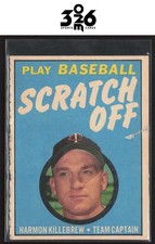 1970 Topps - Scratch-Offs #NNO Harmon Killebrew