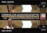 2009-10 Donruss Elite - Passing the Torch Gold #1 Magic Johnson / Kobe Bryant SN100