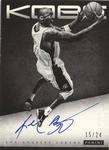 2012-13 Panini Kobe Anthology - Autographs #17 Kobe Bryant AU, SN24