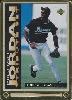 1995 Upper Deck Michael Jordan Tribute Set #JT5 Michael Jordan - Fielding