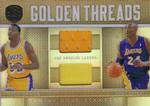 2010-11 Panini Gold Standard - Golden Threads Materials #2 Magic Johnson / Kobe Bryant MEM, SN299