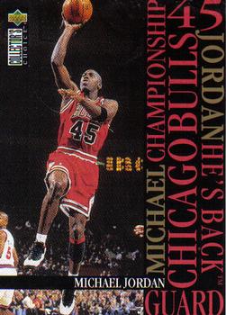 1995-96 Collector's Choice - Jordan He's Back #M3 Michael Jordan