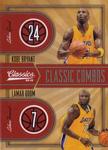2009-10 Panini Classics - Classic Combos #1 Kobe Bryant / Lamar Odom