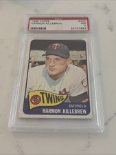 1965 Topps #3 American League 1964 Home Run Leaders (Harmon Killebrew / Boog Powell / Mickey Mantle) LL
