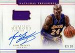 2016-17 Panini National Treasures - Hometown Heroes Gold #2 Kobe Bryant AU, SN10