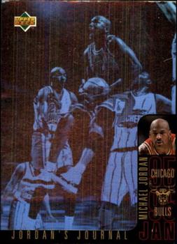 1996-97 Collector's Choice German - Jordan's Journal #J3 Michael Jordan - January