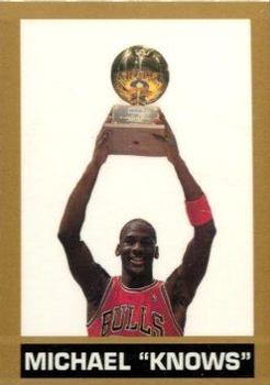 1990 Michael Jordan "Knows" (unlicensed) #NNO Michael Jordan - Slam Dunk Competitions