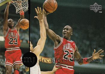 1994-95 Collector's Choice French - Michael Jordan Rare Air Decade of Dominance #J10 Michael Jordan