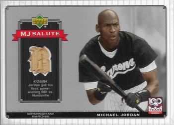 2001 Upper Deck Minors Centennial - MJ Game Bat #MJ-B5 Michael Jordan