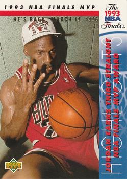 1994-95 Upper Deck - Michael Jordan He's Back Reprints #204 Michael Jordan - 1993-94 Upper Deck