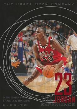 1996 Upper Deck 23 Nights: The Jordan Experience Jumbo #18 Michael Jordan