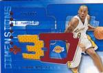 2003-04 Upper Deck Triple Dimensions - 3-D Shooting Shirts #3DS16 Kobe Bryant MEM, SN499