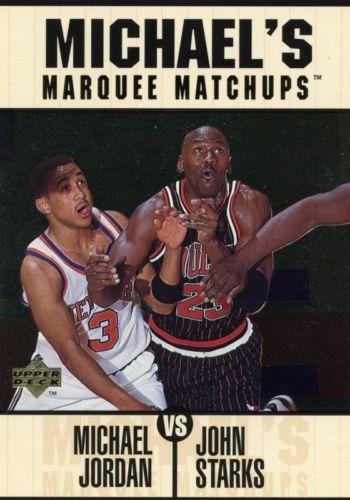 1997-98 Upper Deck Michael Jordan's Marquee Matchups #MM9 Michael Jordan / John Starks