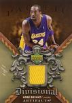 2007-08 Upper Deck Artifacts - Divisional Artifacts Gold #DA-KB Kobe Bryant MEM, SN1 MEM: Game-Used Memorabilia
