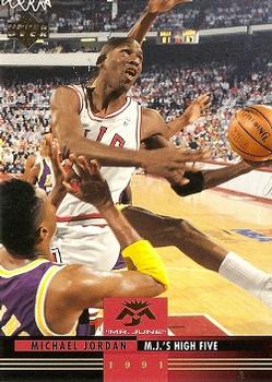 1993-94 Upper Deck - Michael Jordan Mr. June #MJ2 Michael Jordan - M.J.'s High Five