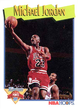 1991-92 Hoops #317 Michael Jordan