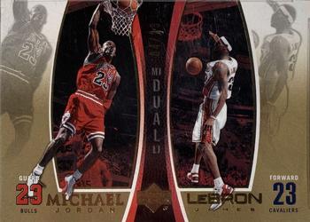 2005-06 Upper Deck - Michael Jordan/LeBron James Gold #MJLJ2 Michael Jordan / LeBron James