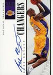 2013-14 Panini National Treasures - Game Changers Signatures #GC-KB Kobe Bryant AU, SN60