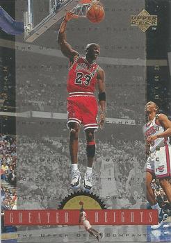 1996-97 Upper Deck - Michael Jordan Greater Heights #GH1 Michael Jordan