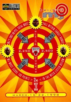 1997-98 Collector's Choice - MJ BULLSeye #B17 Michael Jordan - 2,250-2,500 or March 16-22 (W)